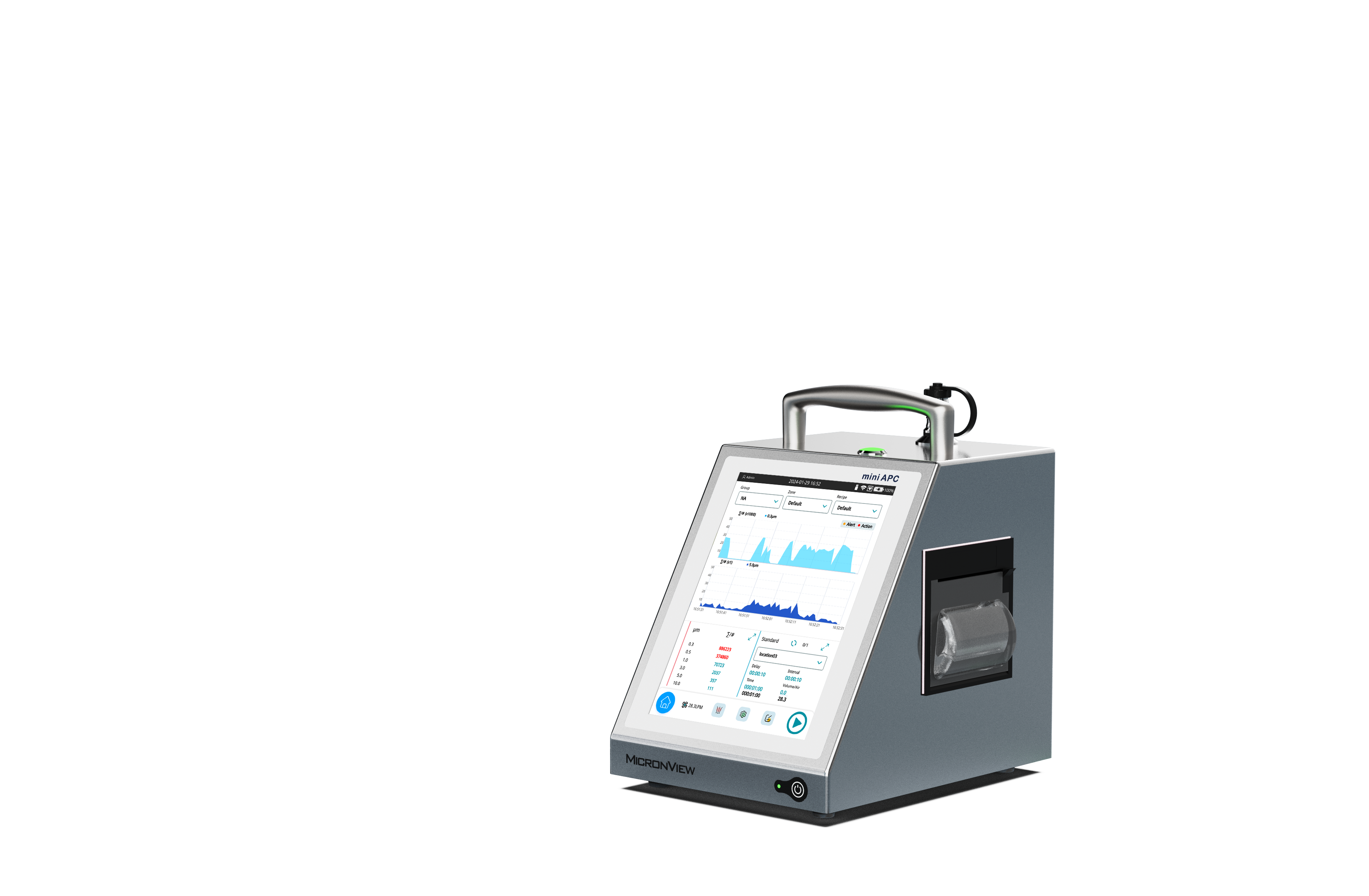 Airborne Particle Counter-mini （mini APC）Side