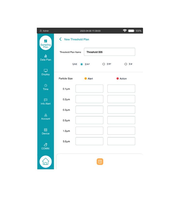 0.1µm 尘埃粒子计数器A030(28.3L/min)