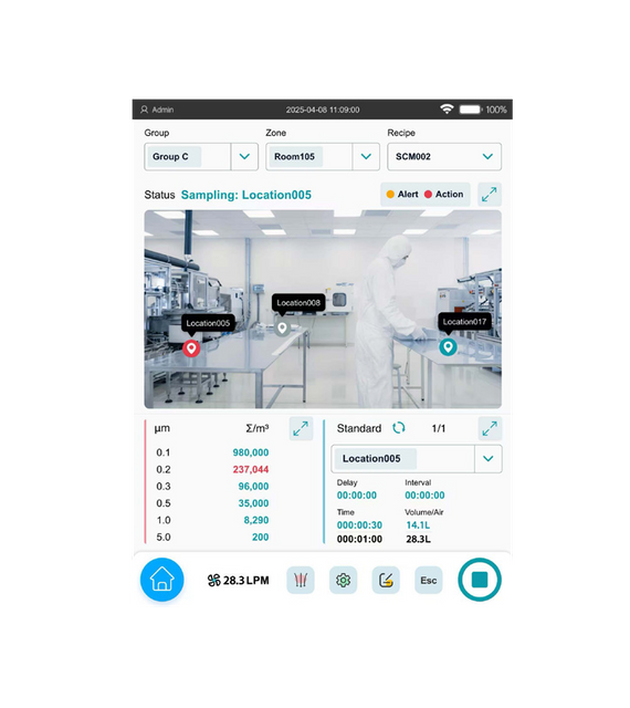 0.1µm 尘埃粒子计数器A010(10L/min)